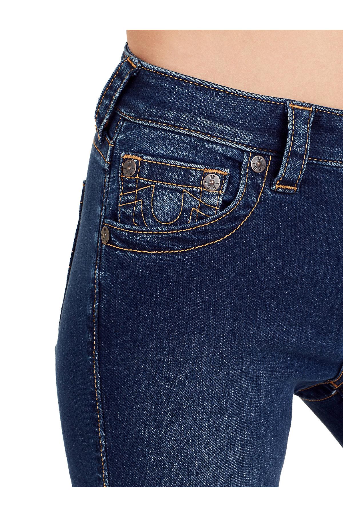 True Religion Denim Jennie Curvy Skinny Jean in Blue - Lyst