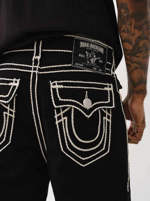 新作【TRUE RELIGION】VINNY ROPE STITCH ULTRA BAGGY RED LENOX True Religion Vinny Rope Stitch Ultra Baggy Jean in Red for