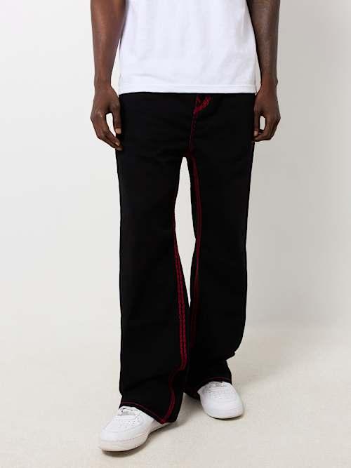 TRUE RELIGION Vinny Super Qt Ultra Baggy Jean in Black for Men | Lyst