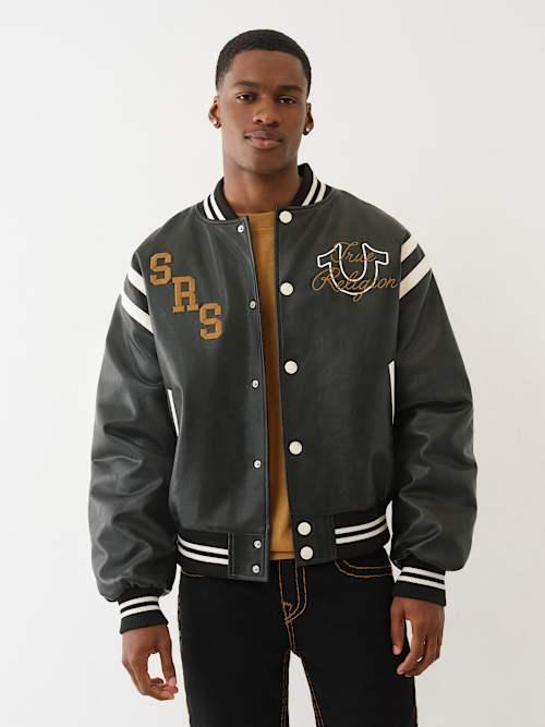 TRUE RELIGION PARKER ジャケット M 黒 Mens All Black Everything