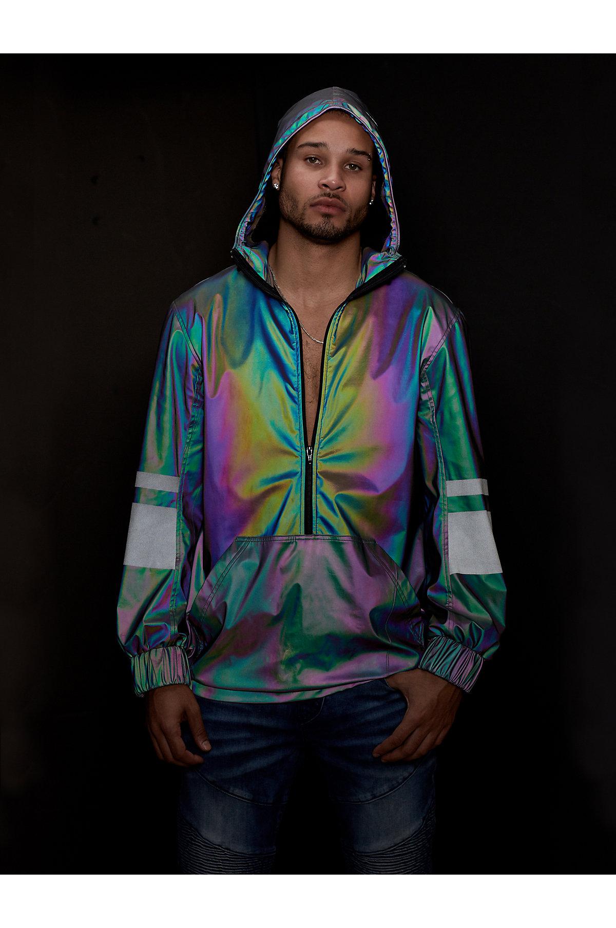 true religion reflective jacket
