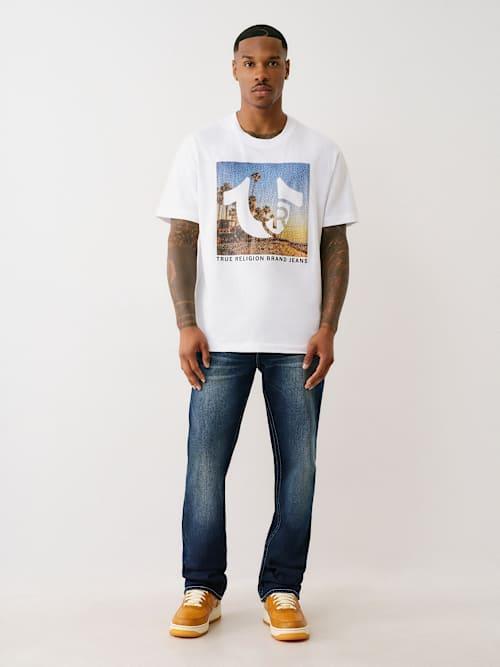 【TRUE RELIGION】★Tシャツ★ HORSESHOE BEACH TEE True Religion Horseshoe Beach T-shirt in White for Men | Lyst