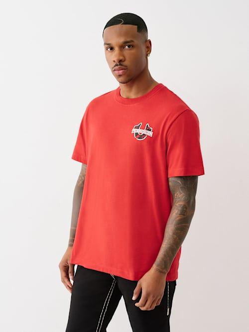 【TRUE RELIGION】★Tシャツ★ RETRO WORLD TOUR TEE TR WORLD TOUR MENS TEE - Jet Black | True Religion