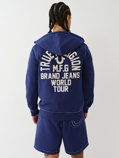 【TRUE RELIGION】★パーカー★ BIG T SLUB ZIP HOODIE BIG T SLUB ZIP HOODIE | True Religion