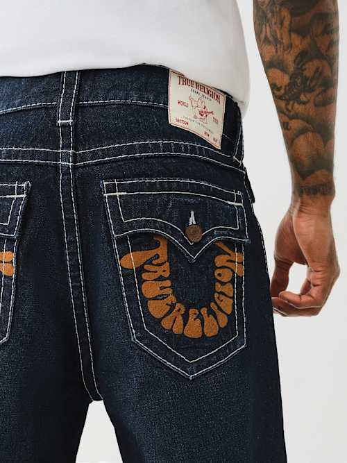 TRUE RELIGION Vinny Big T Embroidered Ultra Baggy Jean in