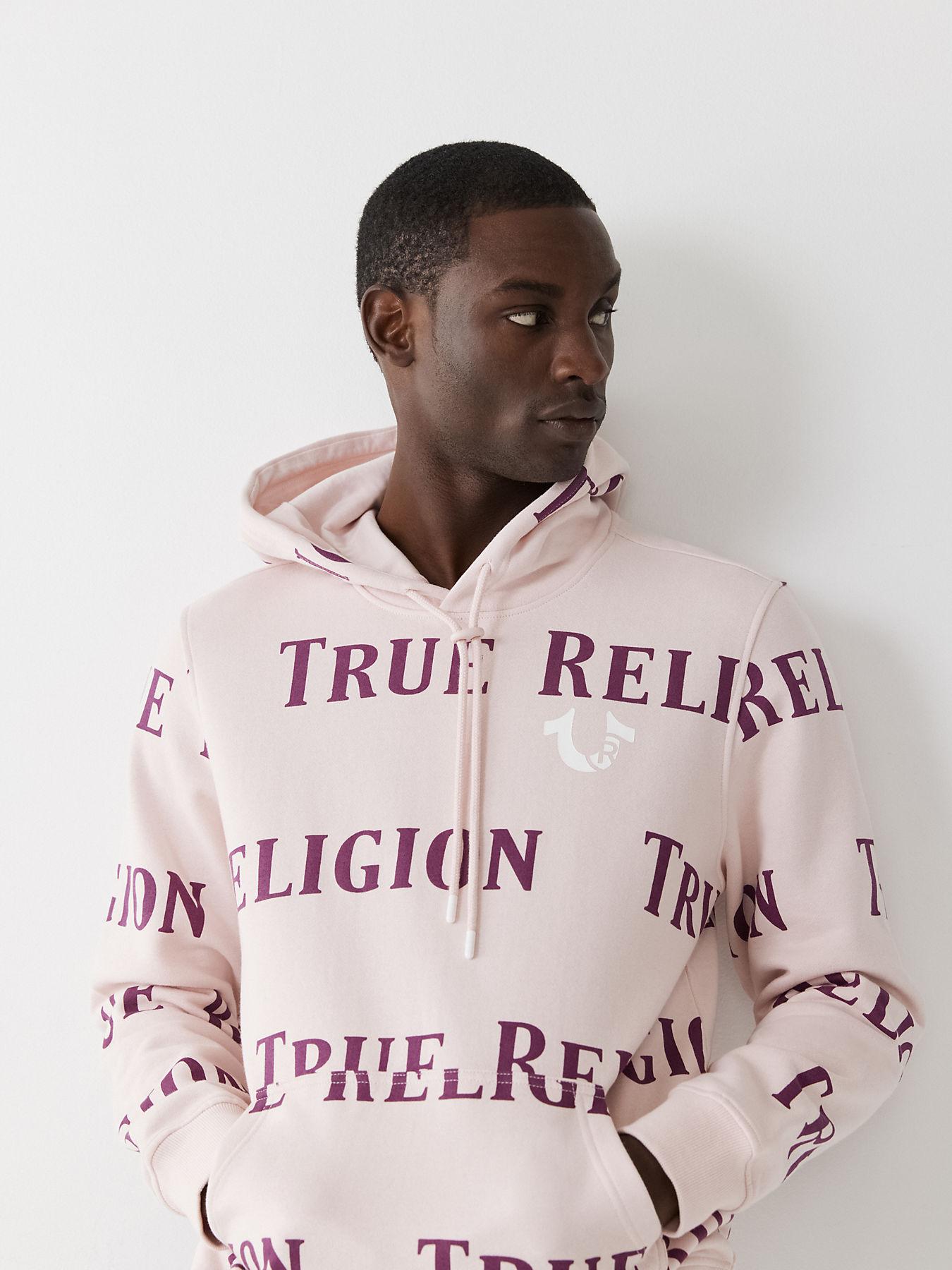 True Religion Cotton Allover Print Logo 
