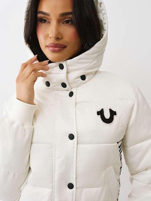Slim Puffer Jacket True Religion Womens Coat True Religion Winter Coat