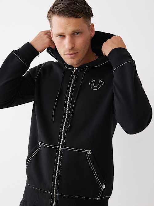 theredthread S w zip hoodie long black(True Religion Big T theredthread S w zip hoodie long black(True Religion Big T