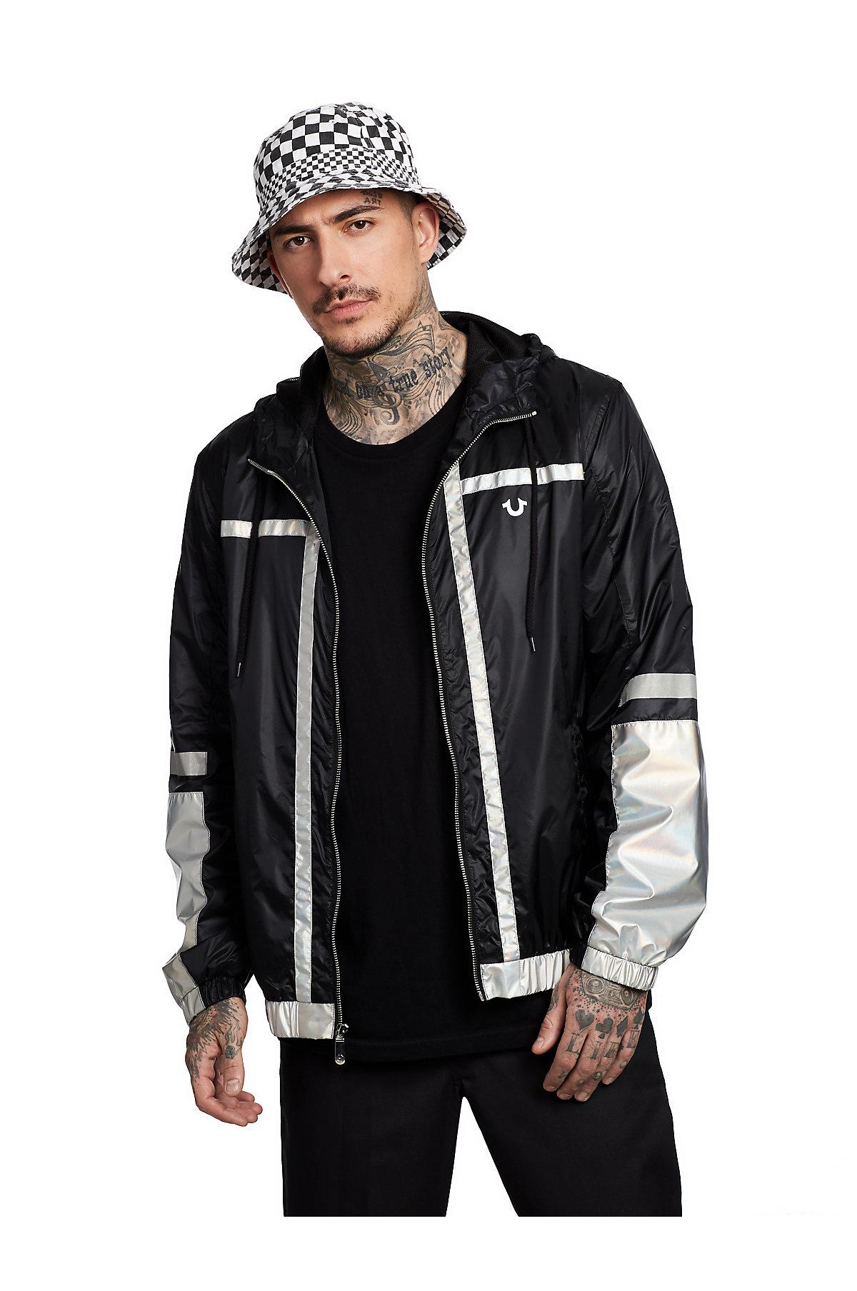 true religion reflective jacket
