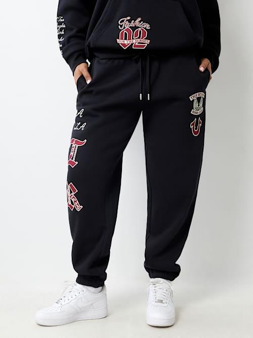 Black gewollt true religion jogging suit