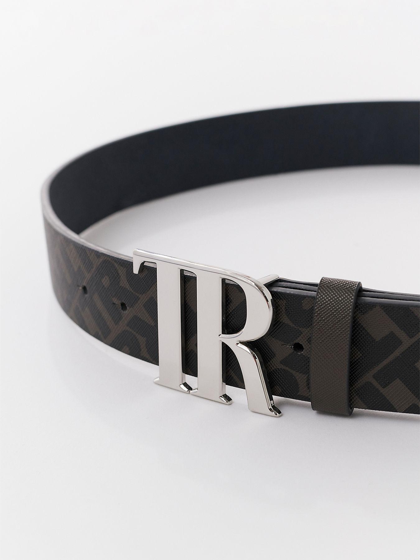 New True Religion Mens Belt Earl Horseshoe Rivet Keeper