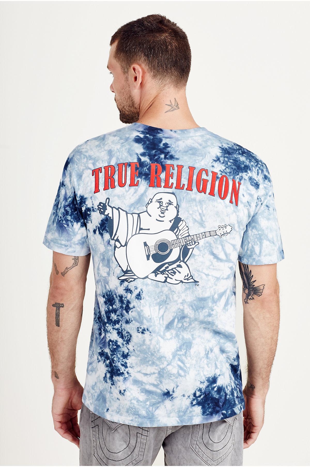 royal blue true religion shirt