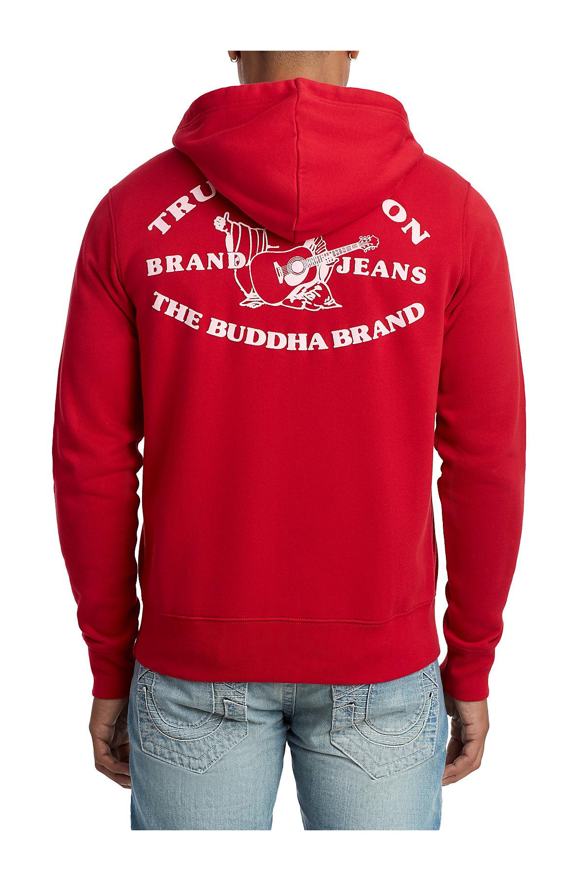 true religion ruby red hoodie