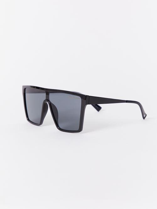 True Religion Oversized Shield Sunglasses in Blue | Lyst