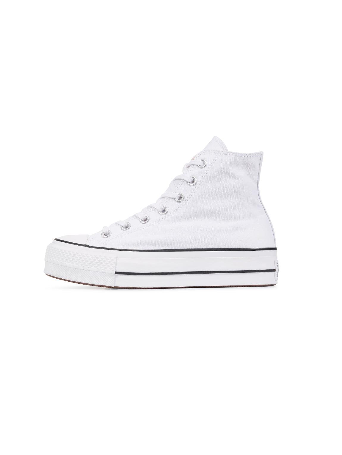 Converse Canvas Sneaker Platform Chuck Taylor Lift Bianco in White | Lyst