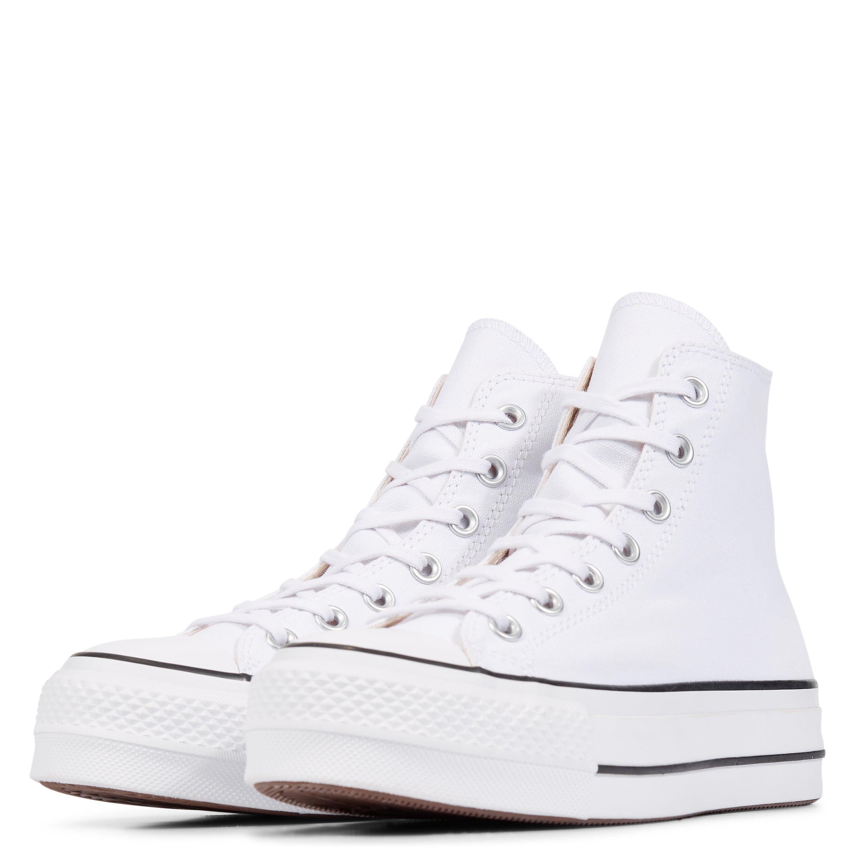 Converse Canvas Sneaker Platform Chuck Taylor Lift Bianco in White | Lyst