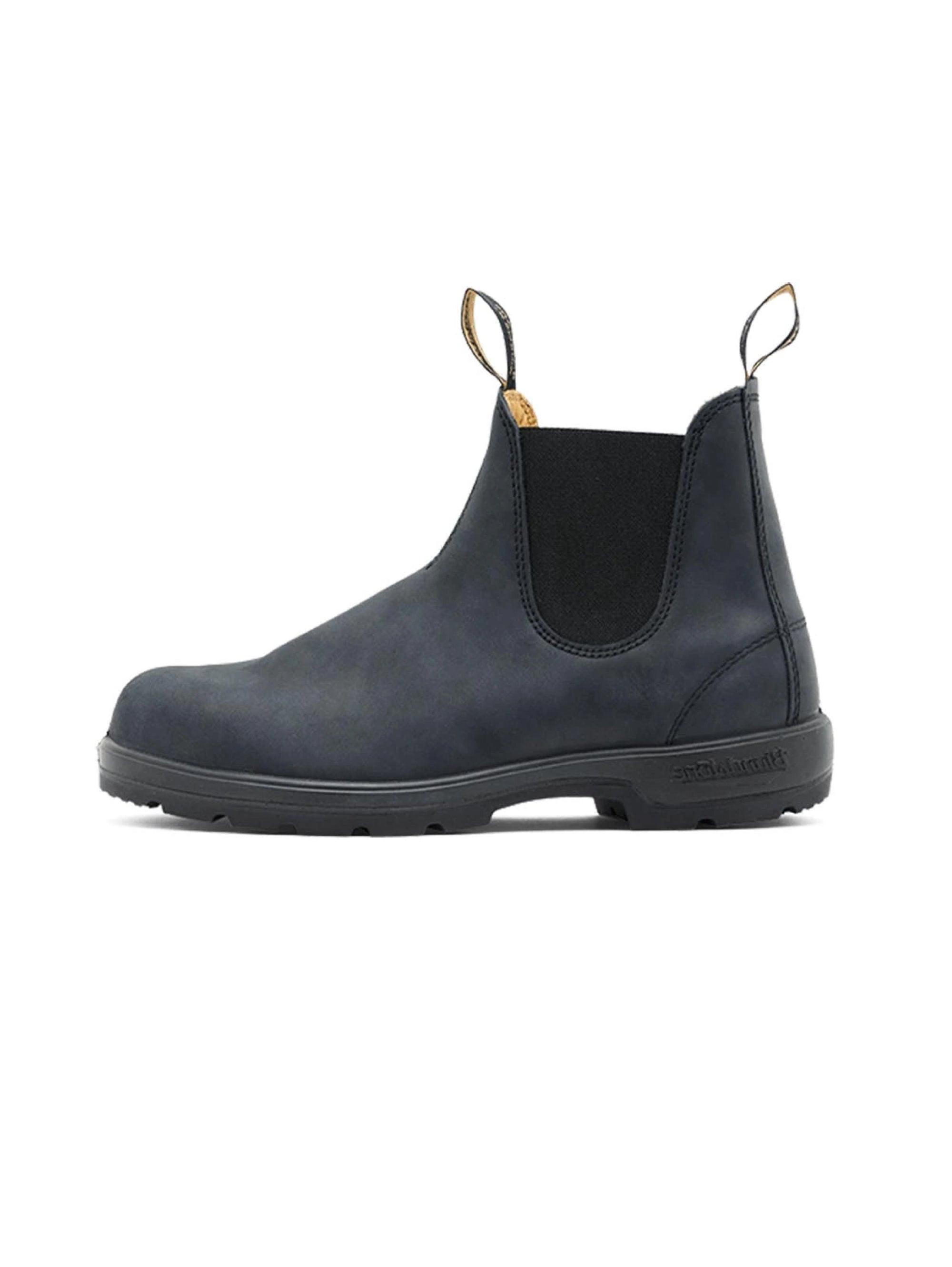 Blundstone Rustic Black Chelsea Boots | Lyst