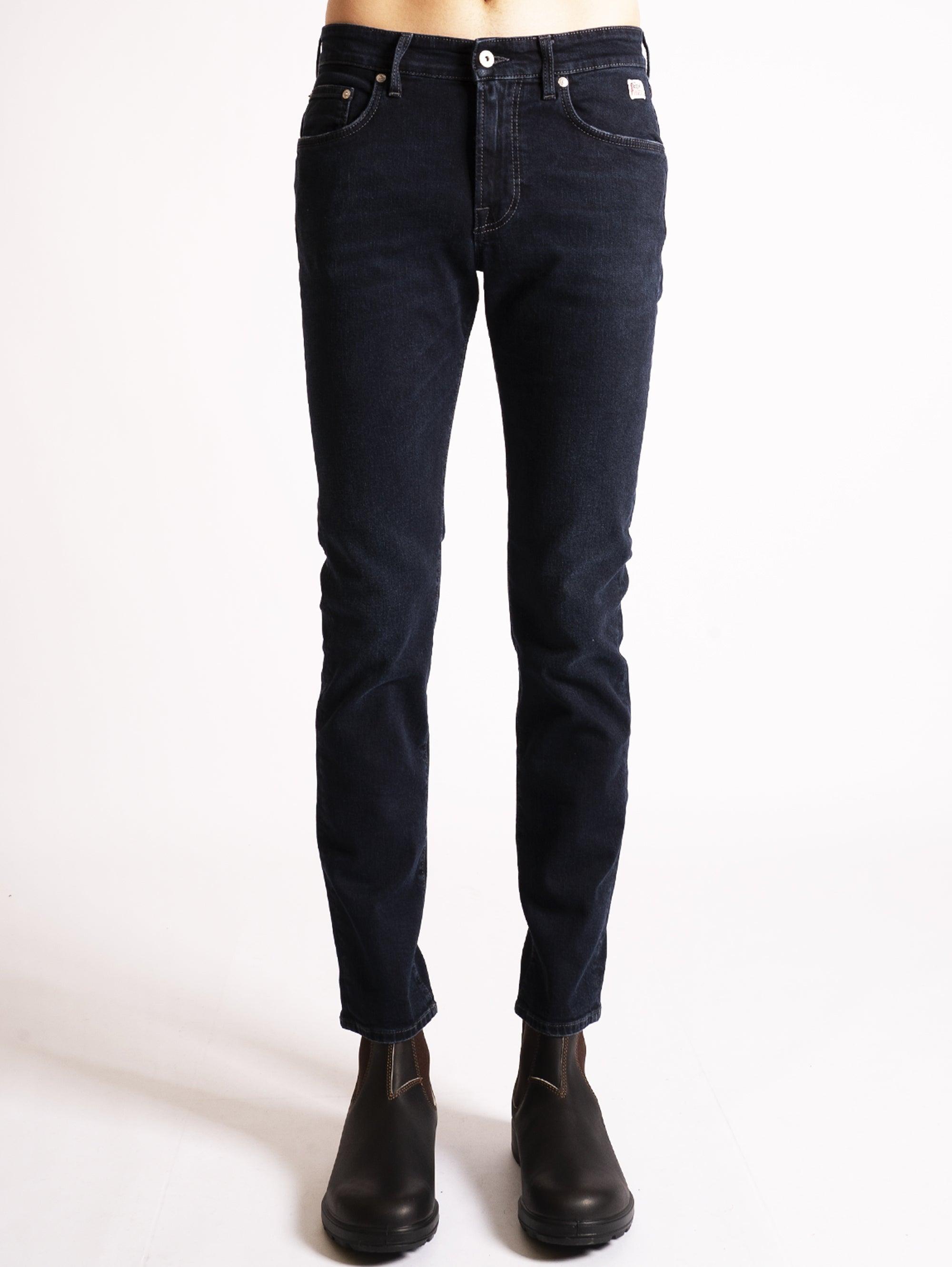 Roy Rogers Denim Jeans Skinny Fit Blu in Blue for Men - Lyst