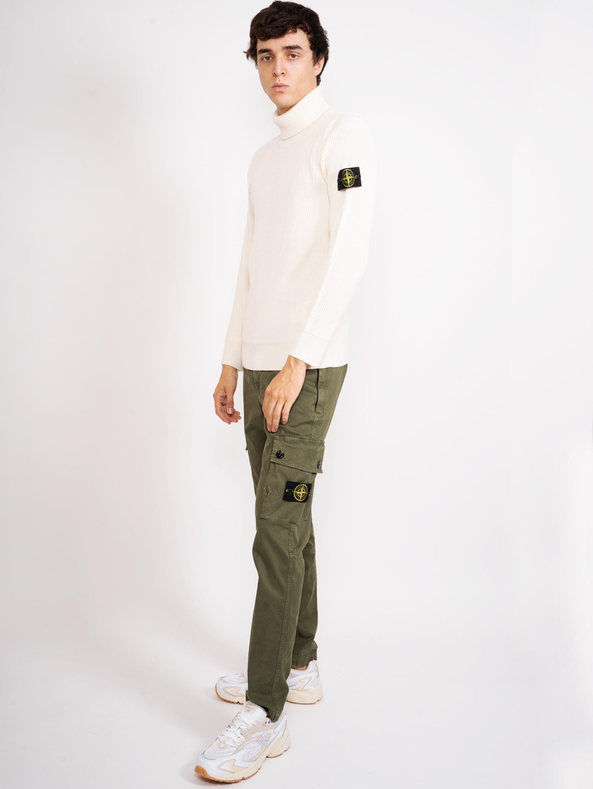 Stone Island Old Effect Cargo Pants Green for Men | Lyst