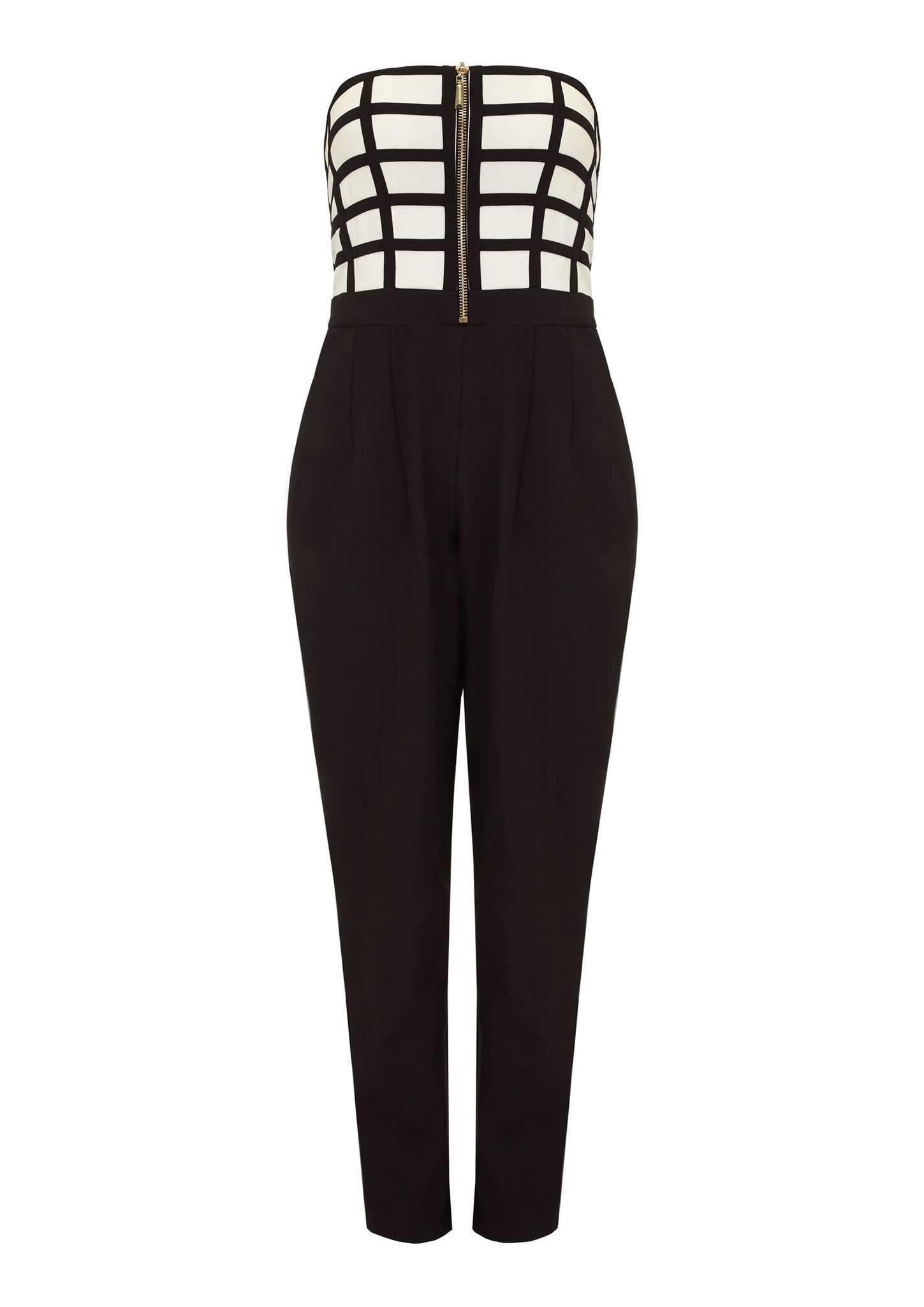 forever unique black jumpsuit