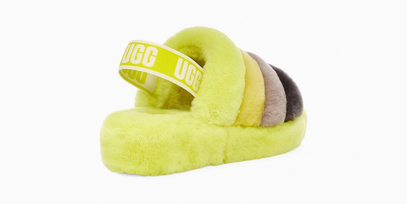 yellow ugg yeah slides