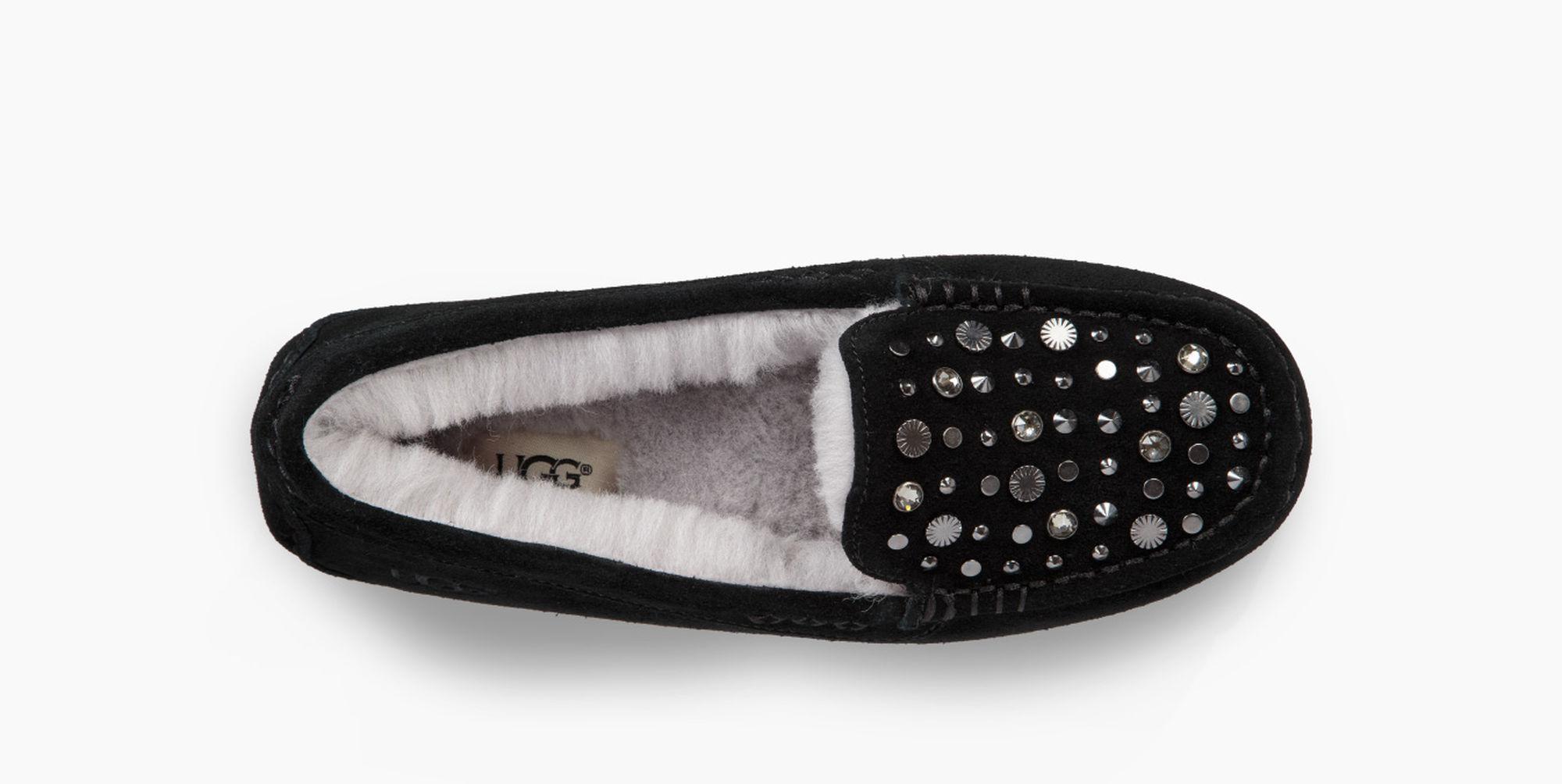 UGG Suede Ansley Studded Bling Slipper 