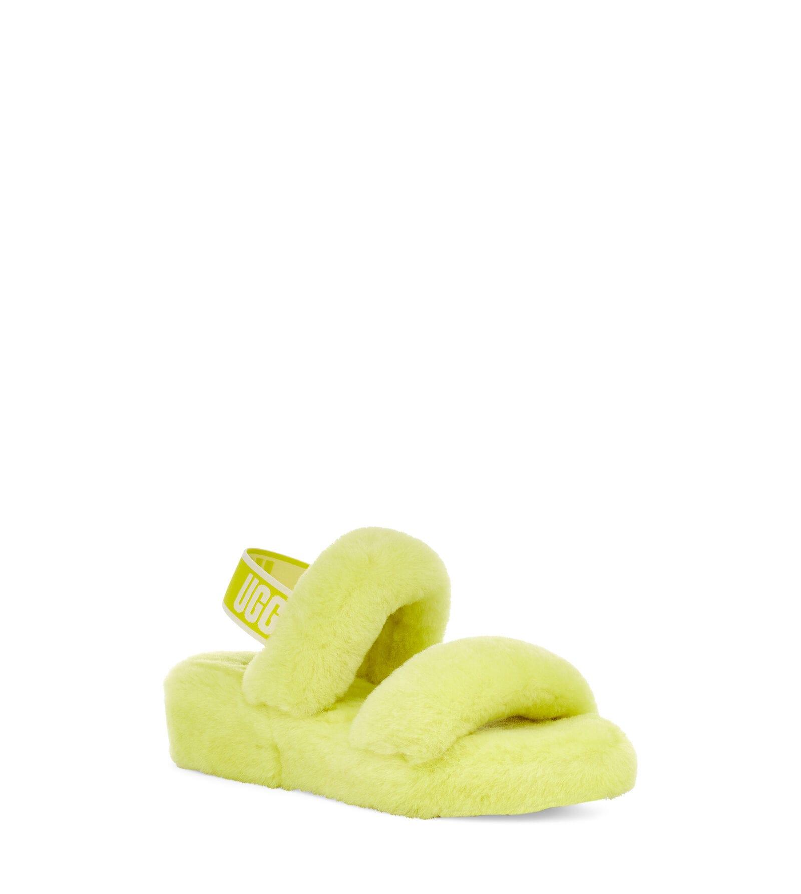 baby ugg sandals yellow