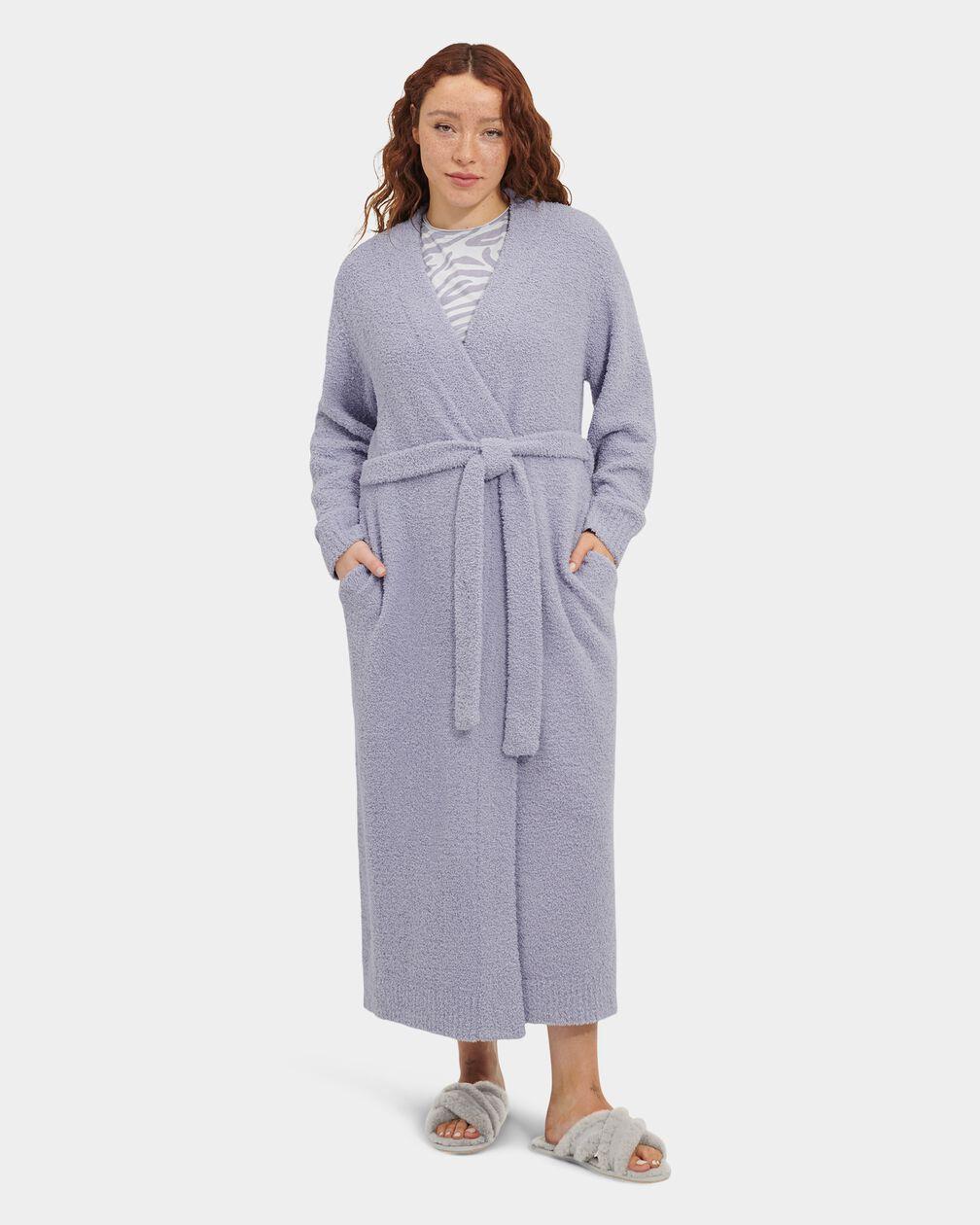 UGG Lenny Knit Robe in Blue Lyst