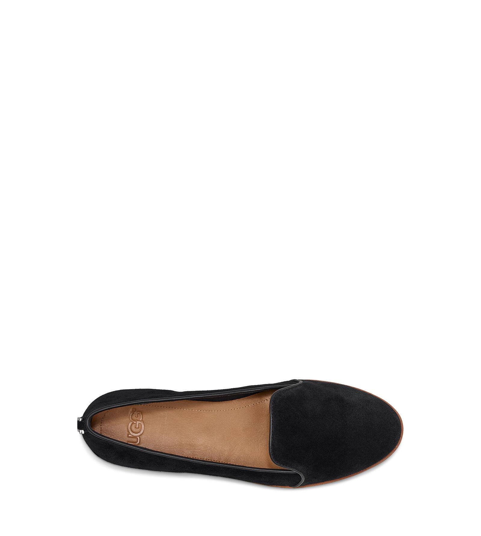 ugg loafers black