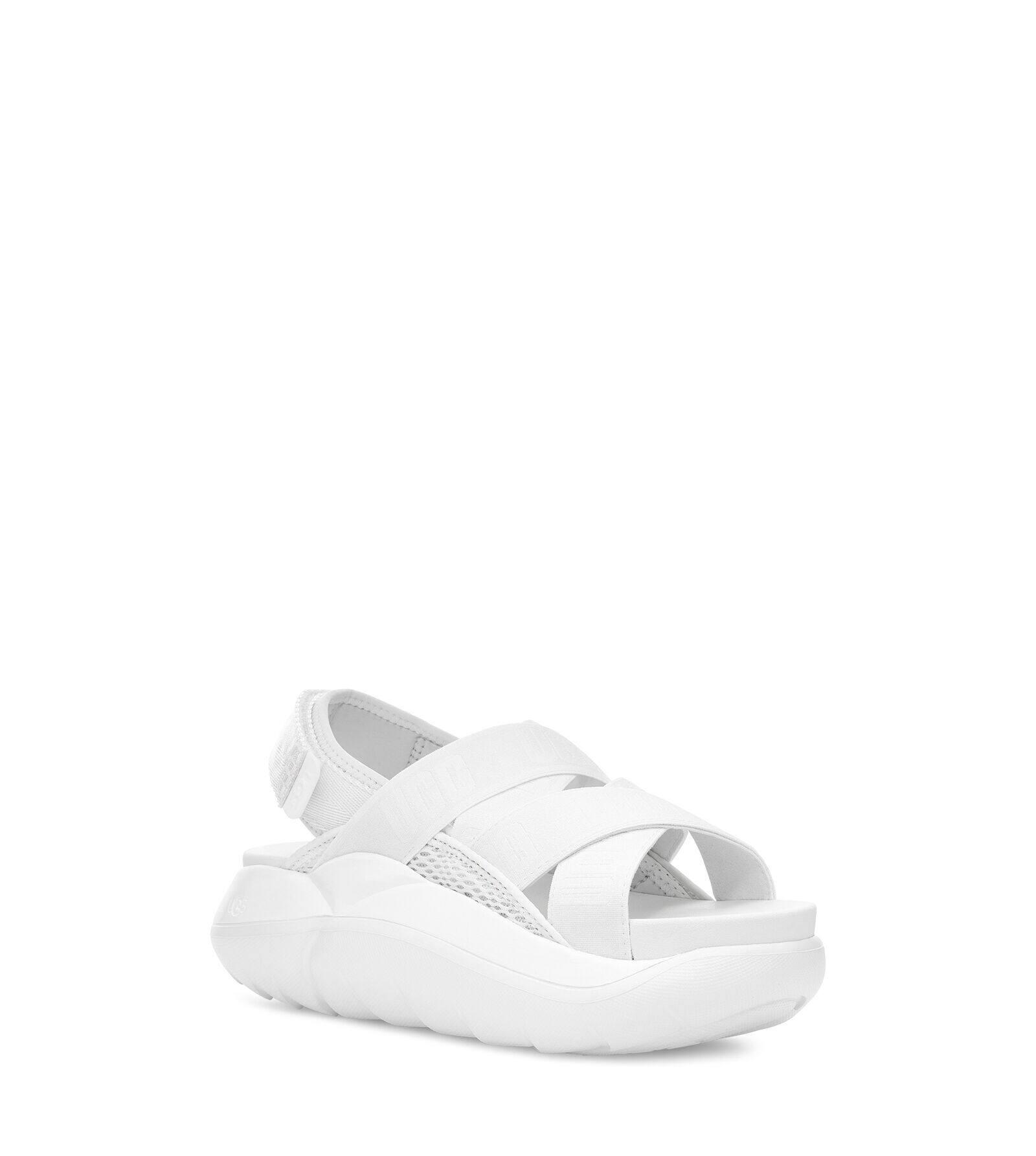 UGG Women's White La Cloud Sandal Tech-fabric