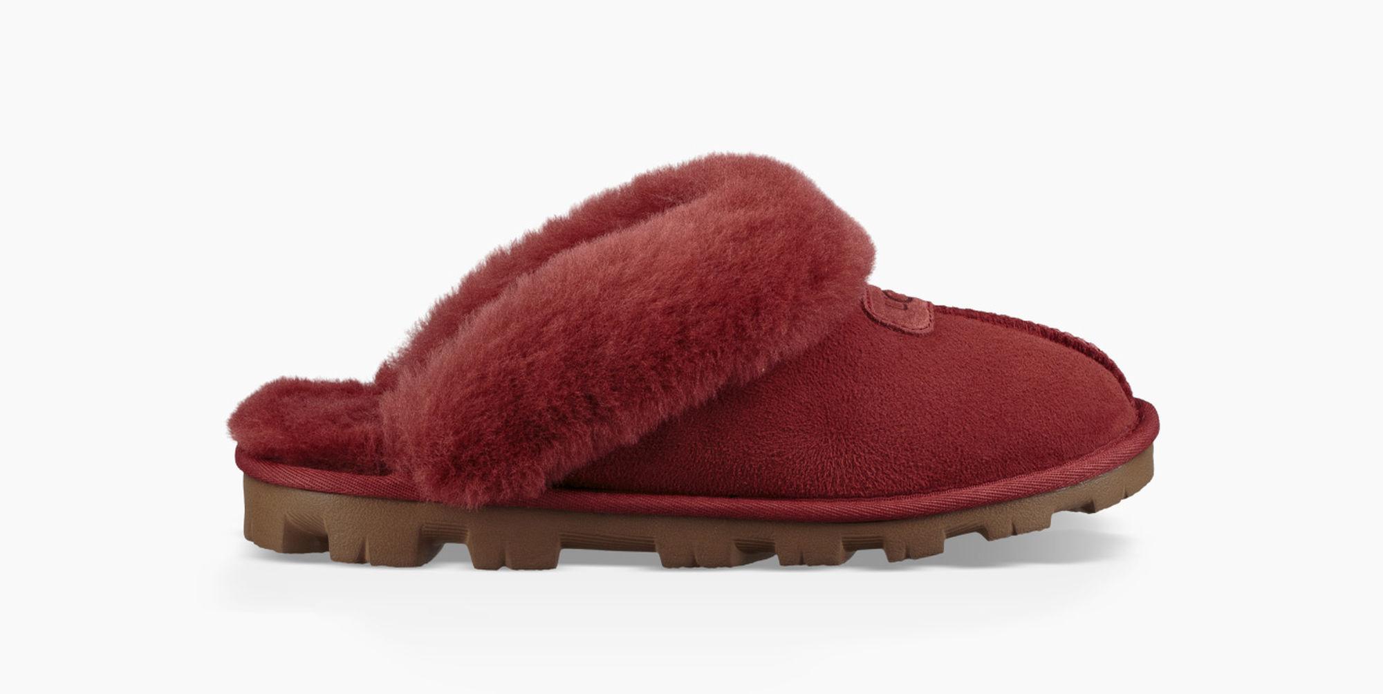 red ugg coquette slippers