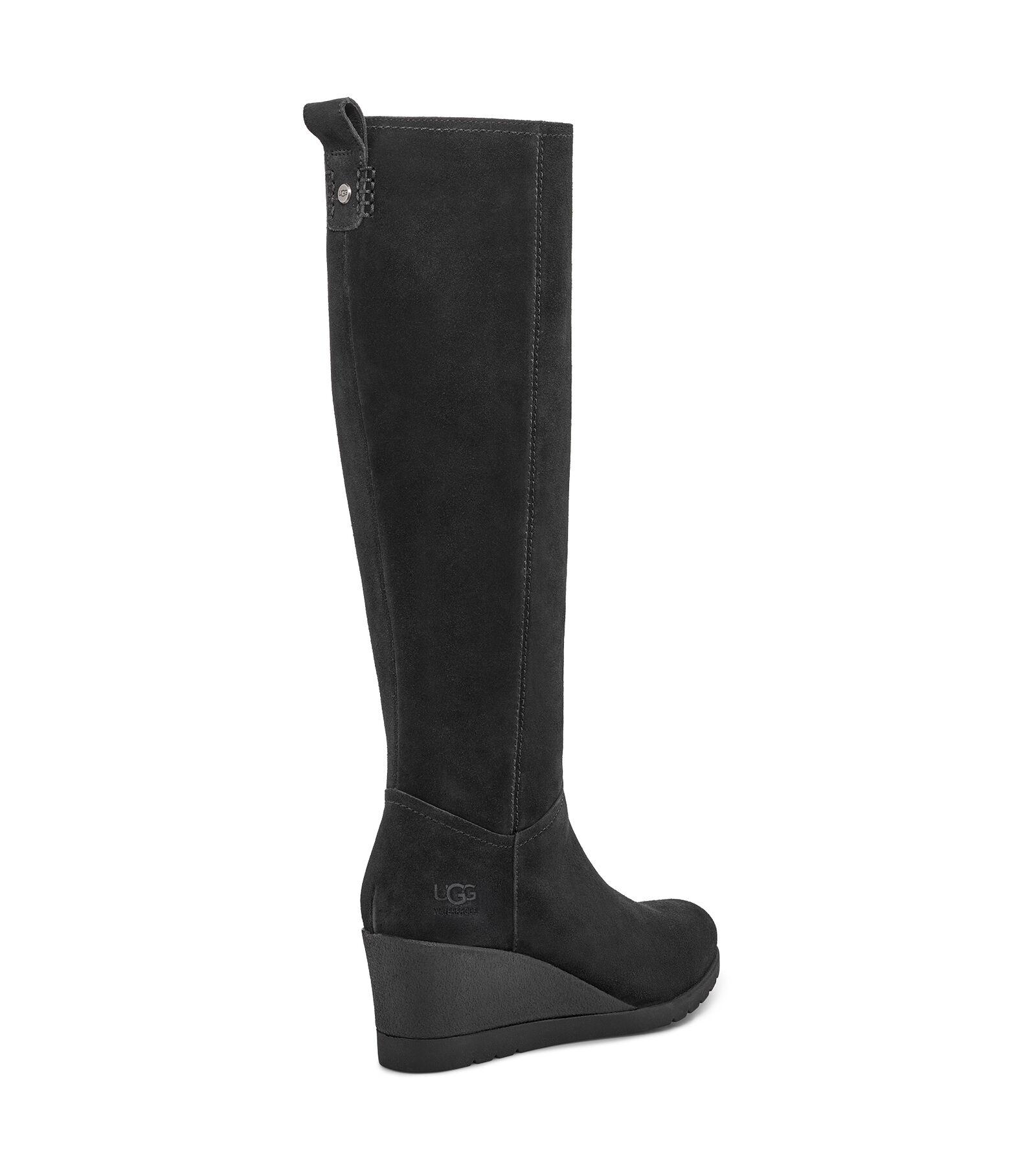 UGG Rubber Oliveira Tall Boot in Black - Lyst