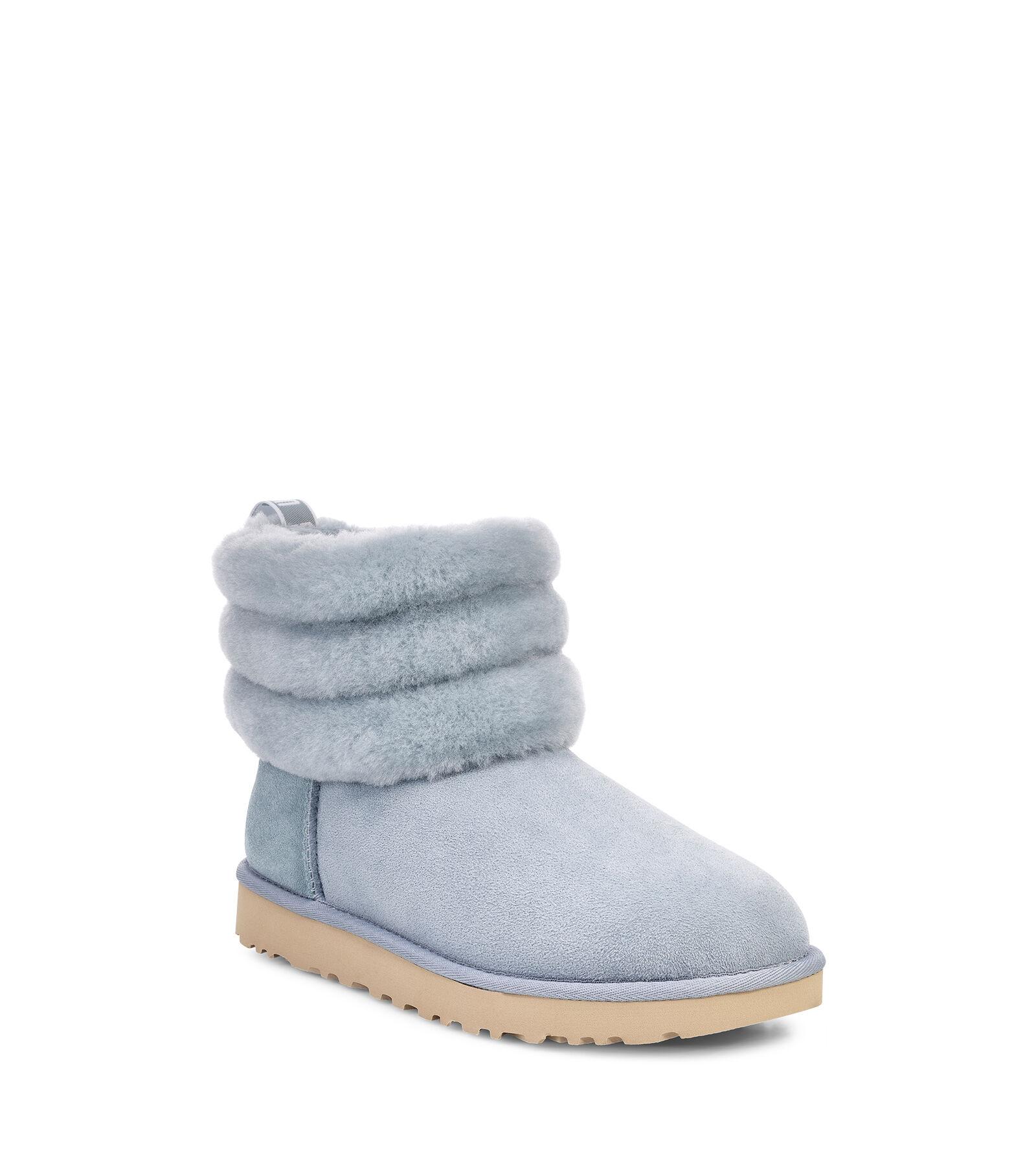 ugg classic fluff quilted boot