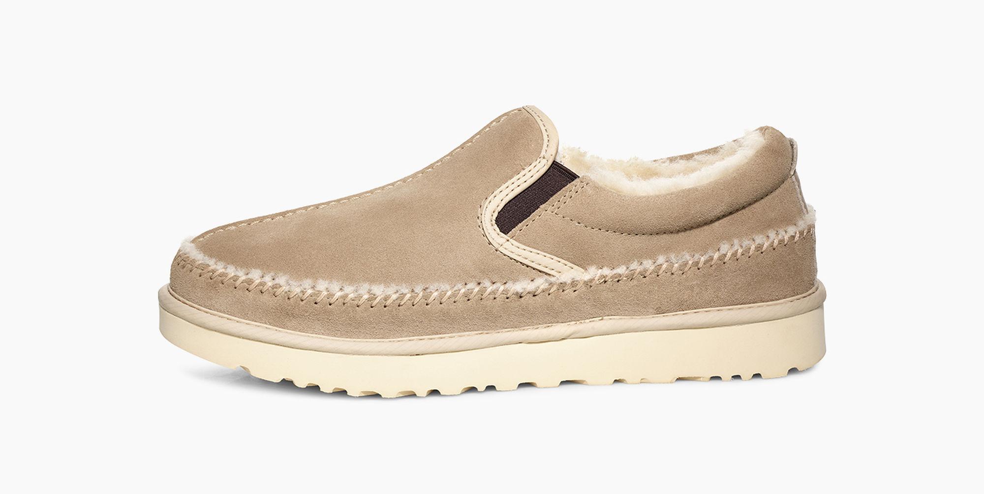ugg suede slip ons