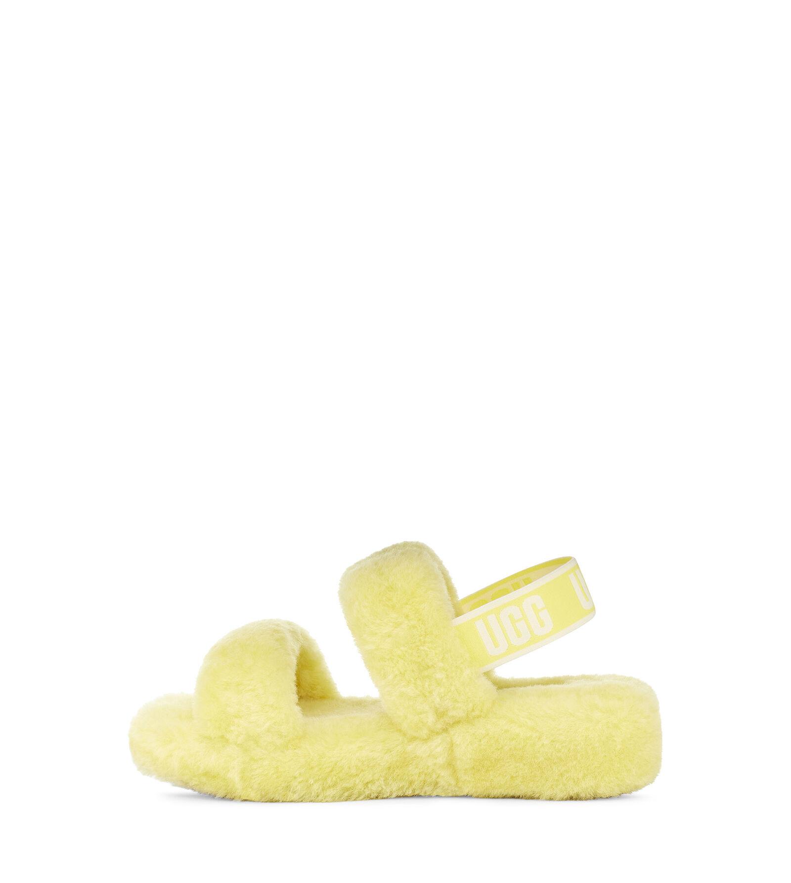 ugg fluff yeah yellow
