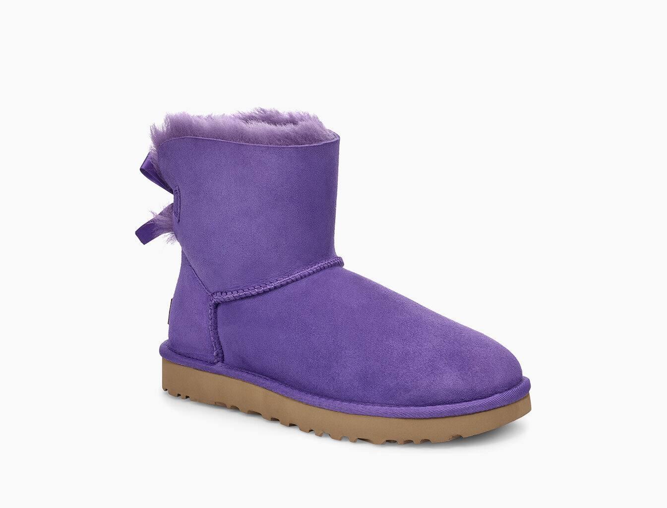 ugg boots purple bow