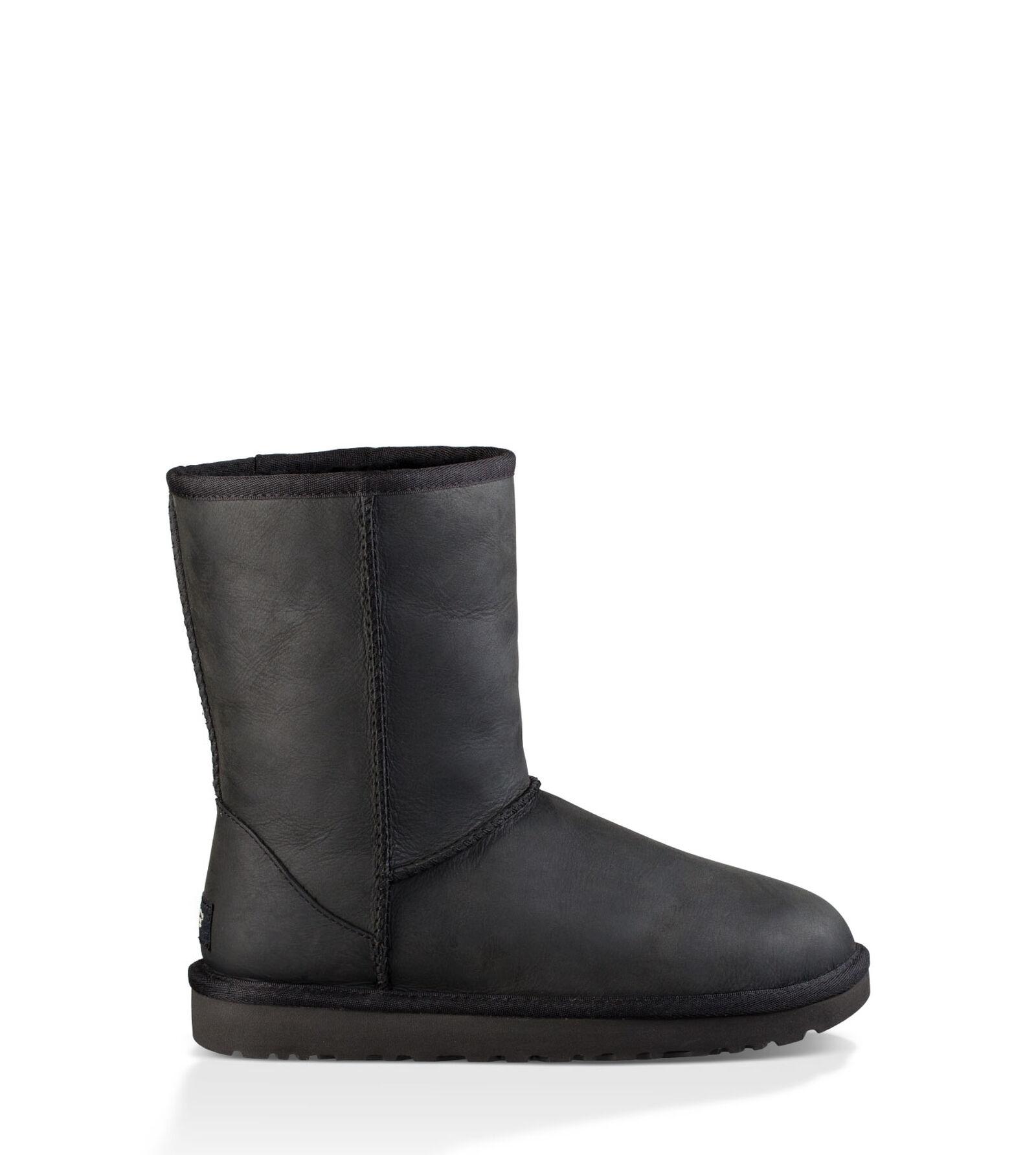 black leather uggs uk