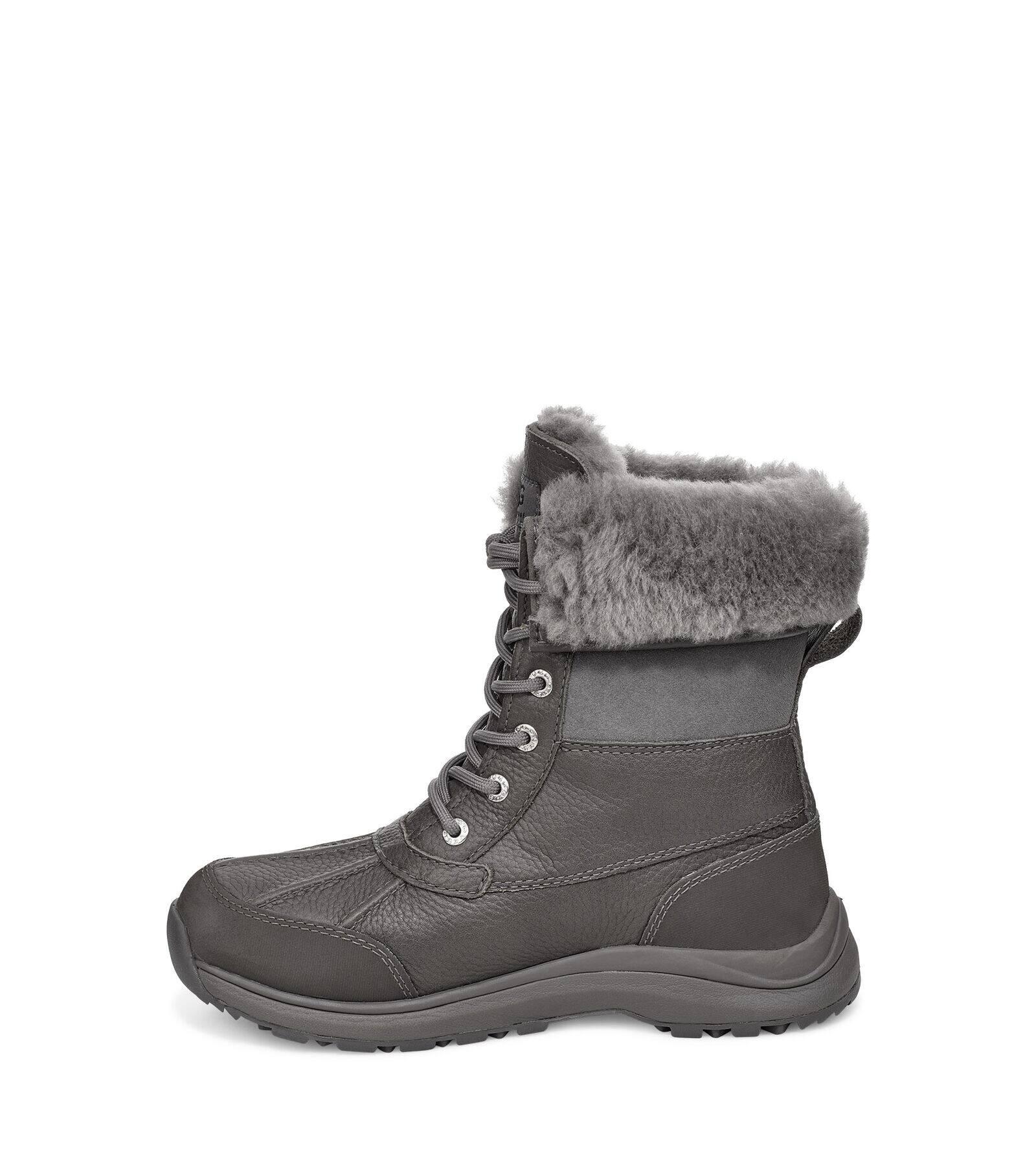 UGG Adirondack Iii Boot Leather in Charcoal (Gray) - Save 50% - Lyst