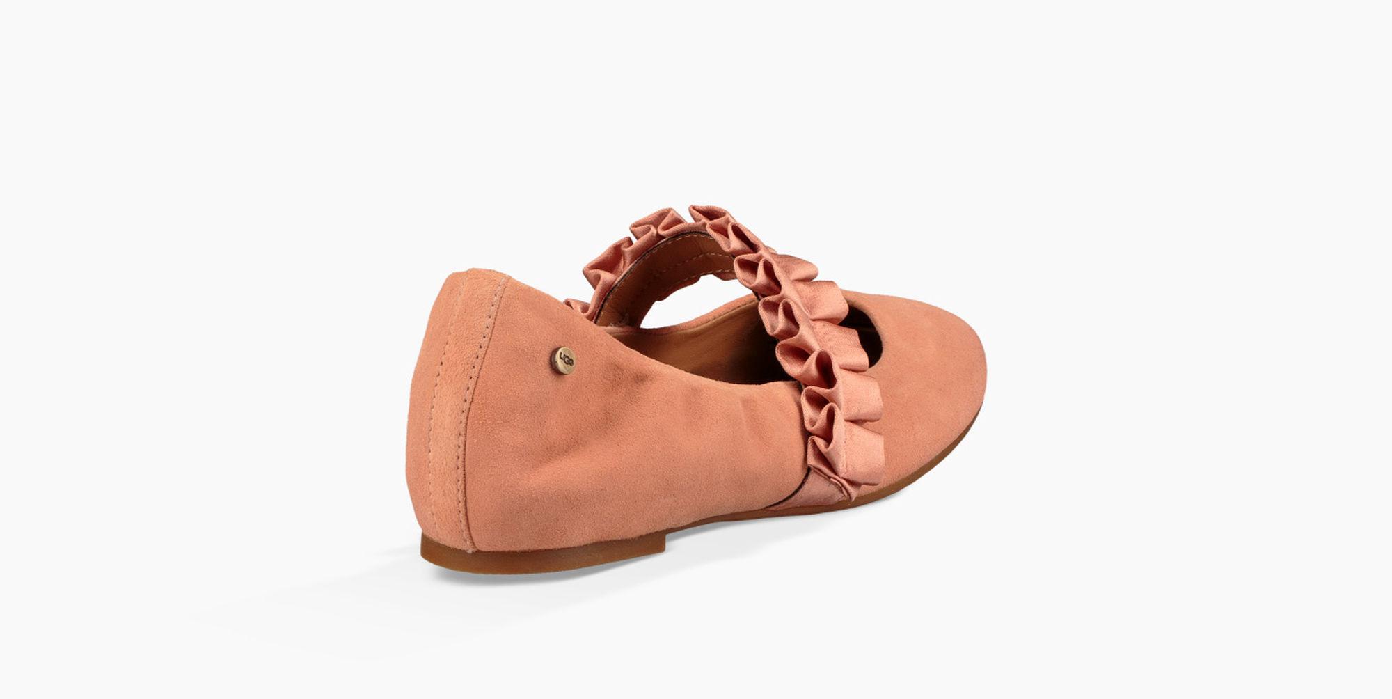 ugg thea ruffle ballet flat