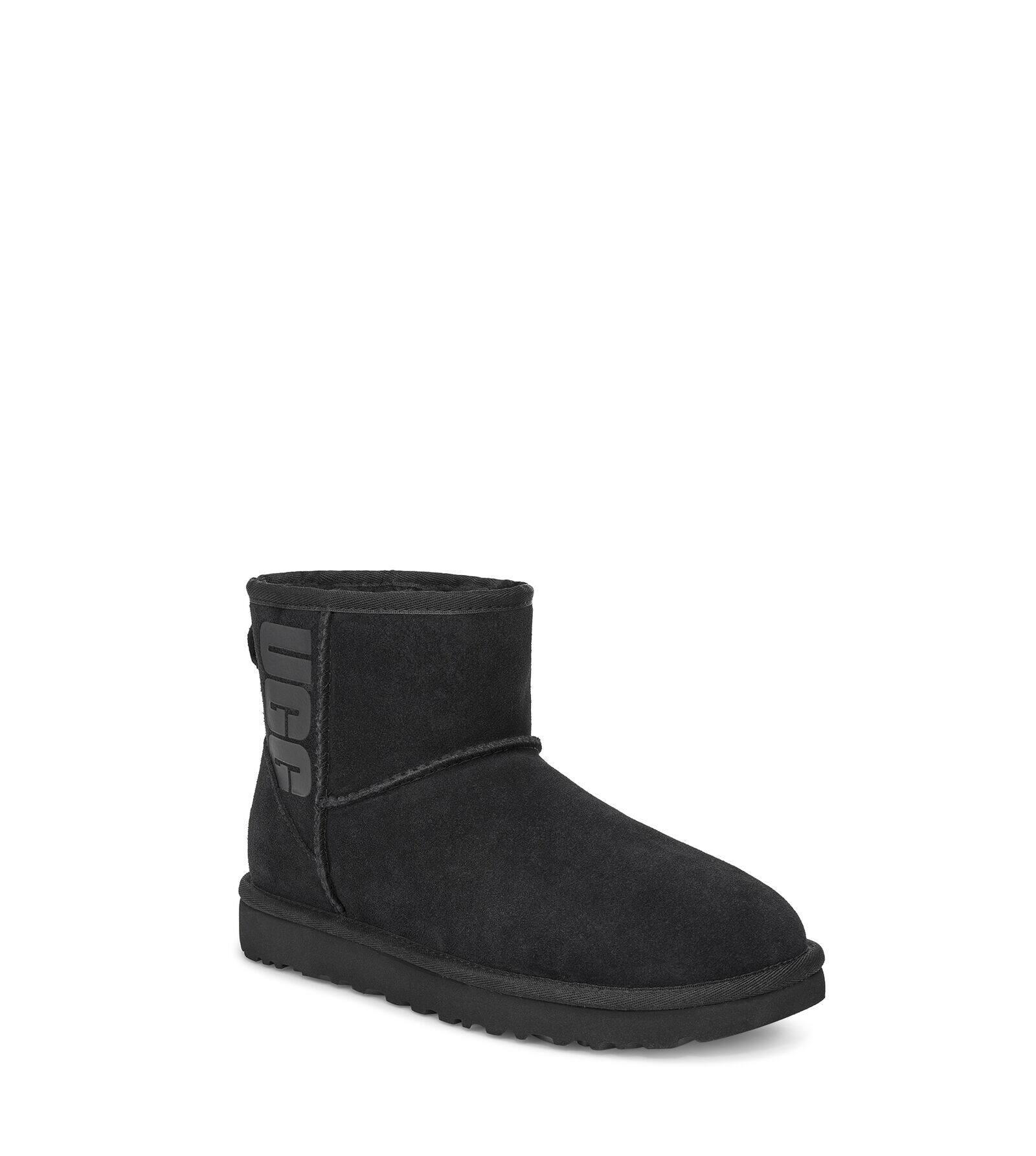 black rubber uggs