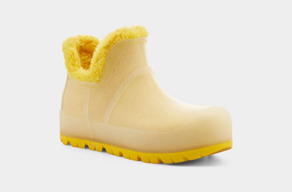 UGG Raincloud Clear Boot in Yellow | Lyst