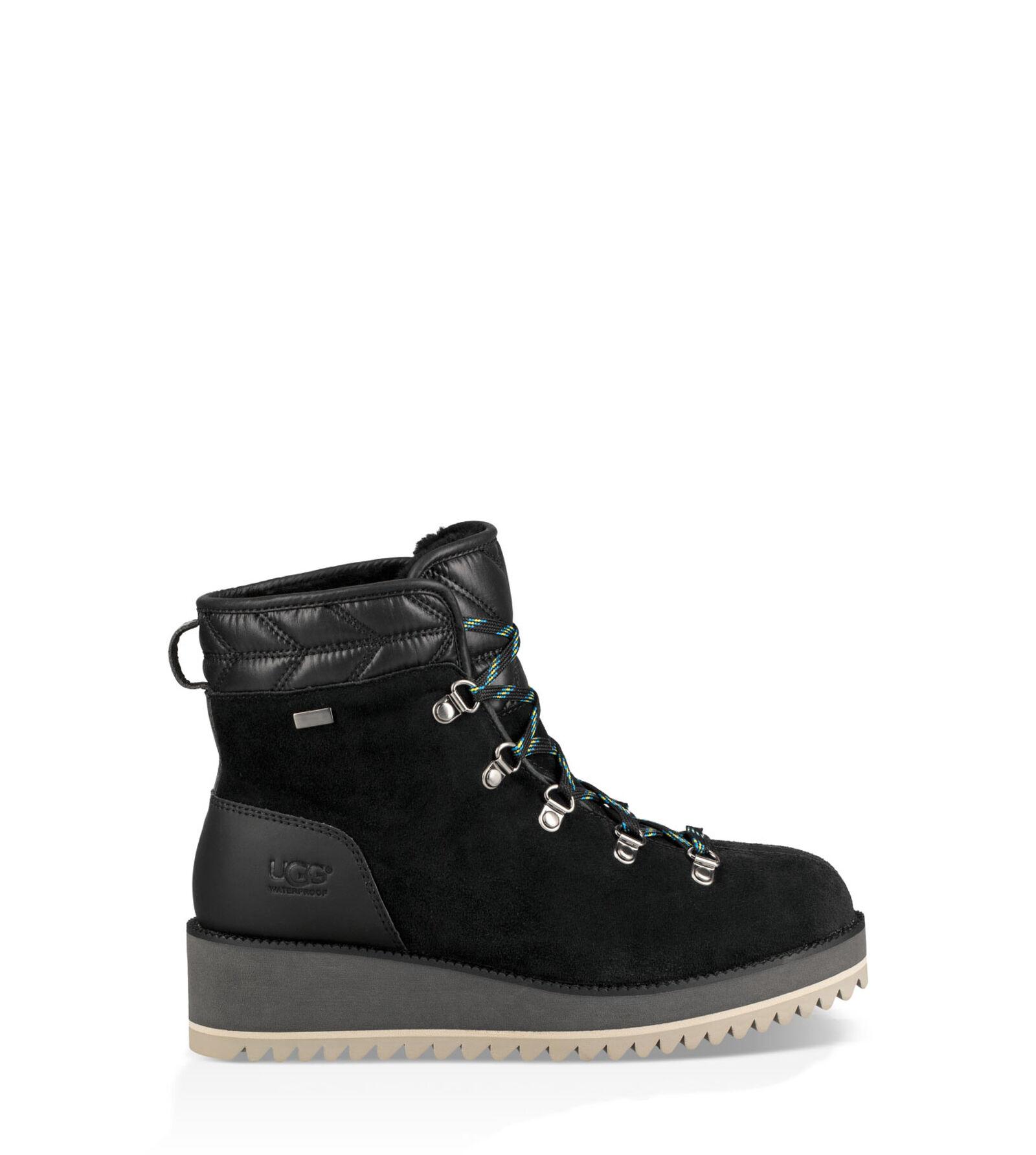UGG Denim Birch Lace-up Boot in Black - Save 42% - Lyst
