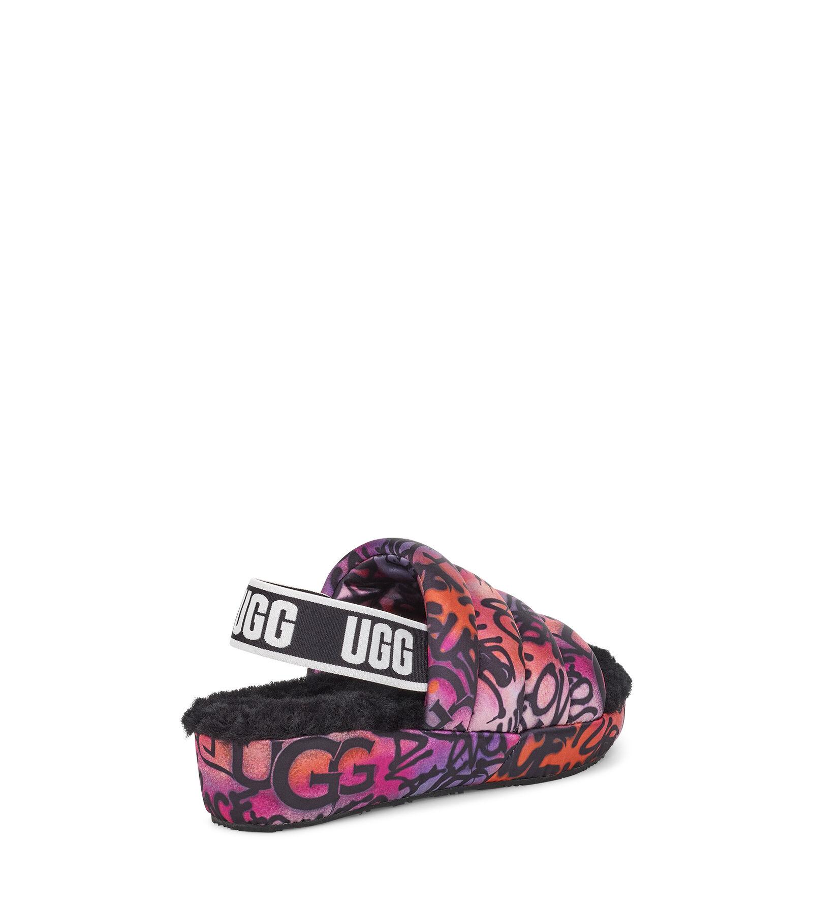 ugg graffiti slides