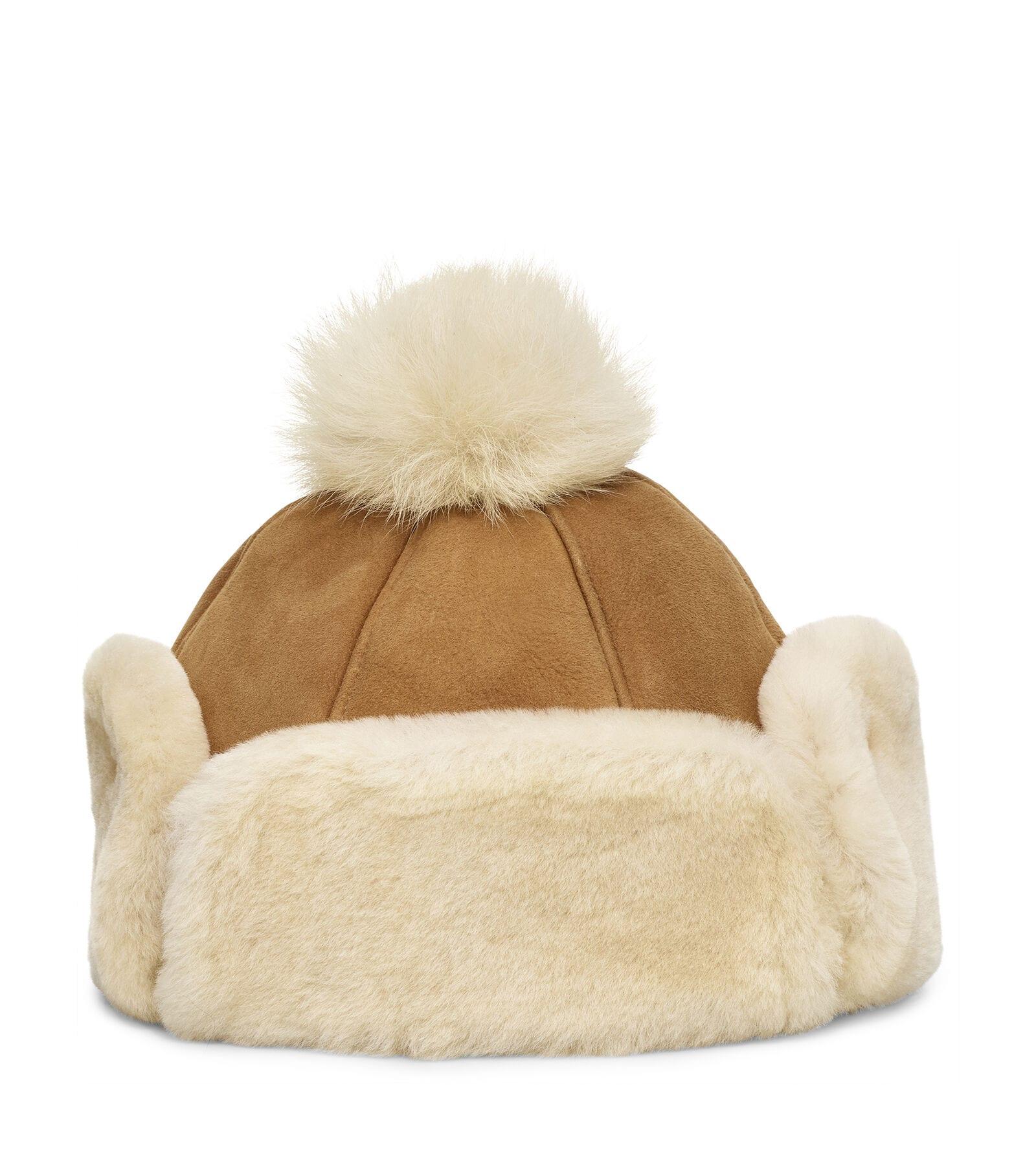 UGG Fur Up Flap Hat Boots in Chestnut (Brown) - Lyst