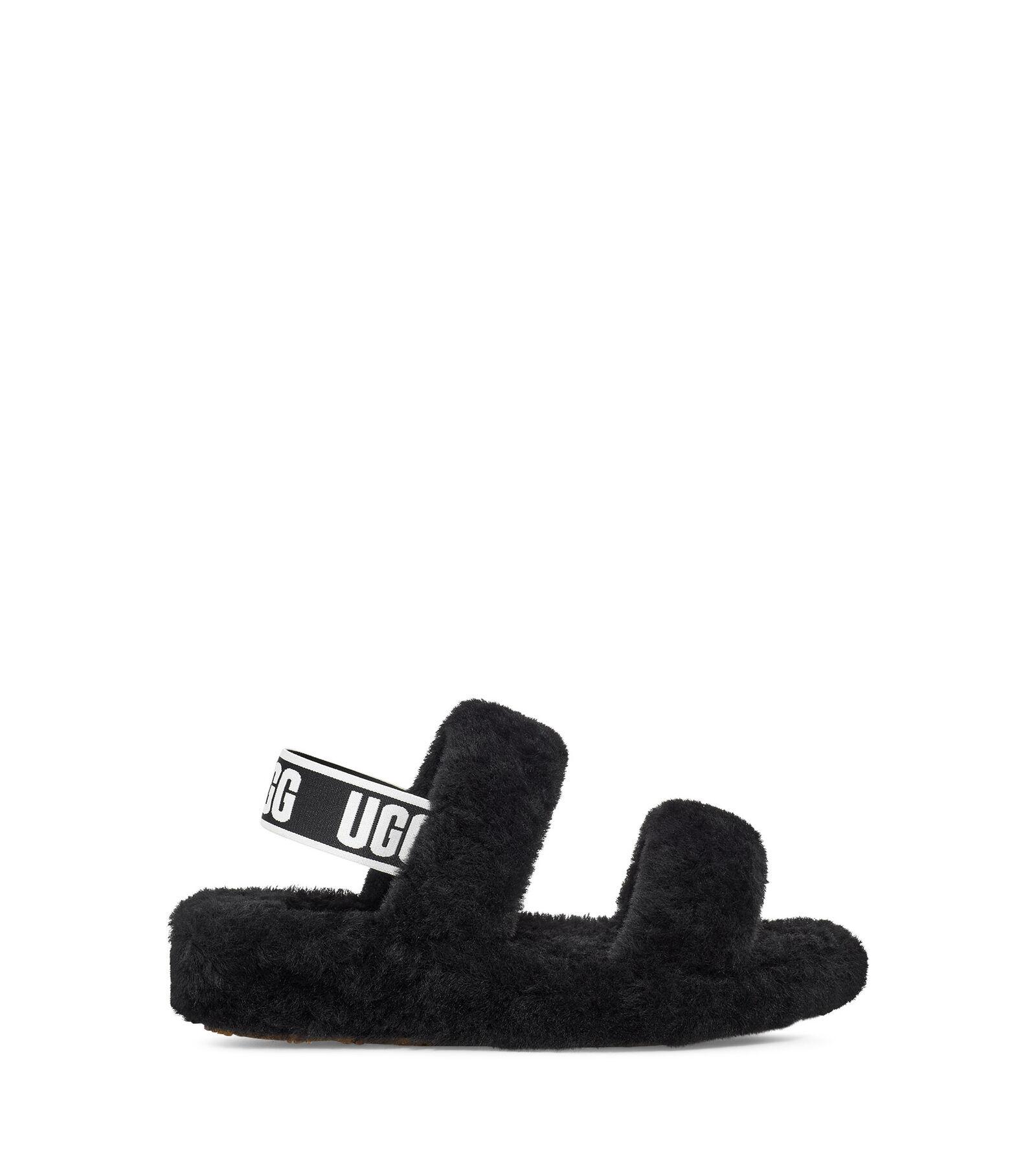 ugg oh yeah slide black