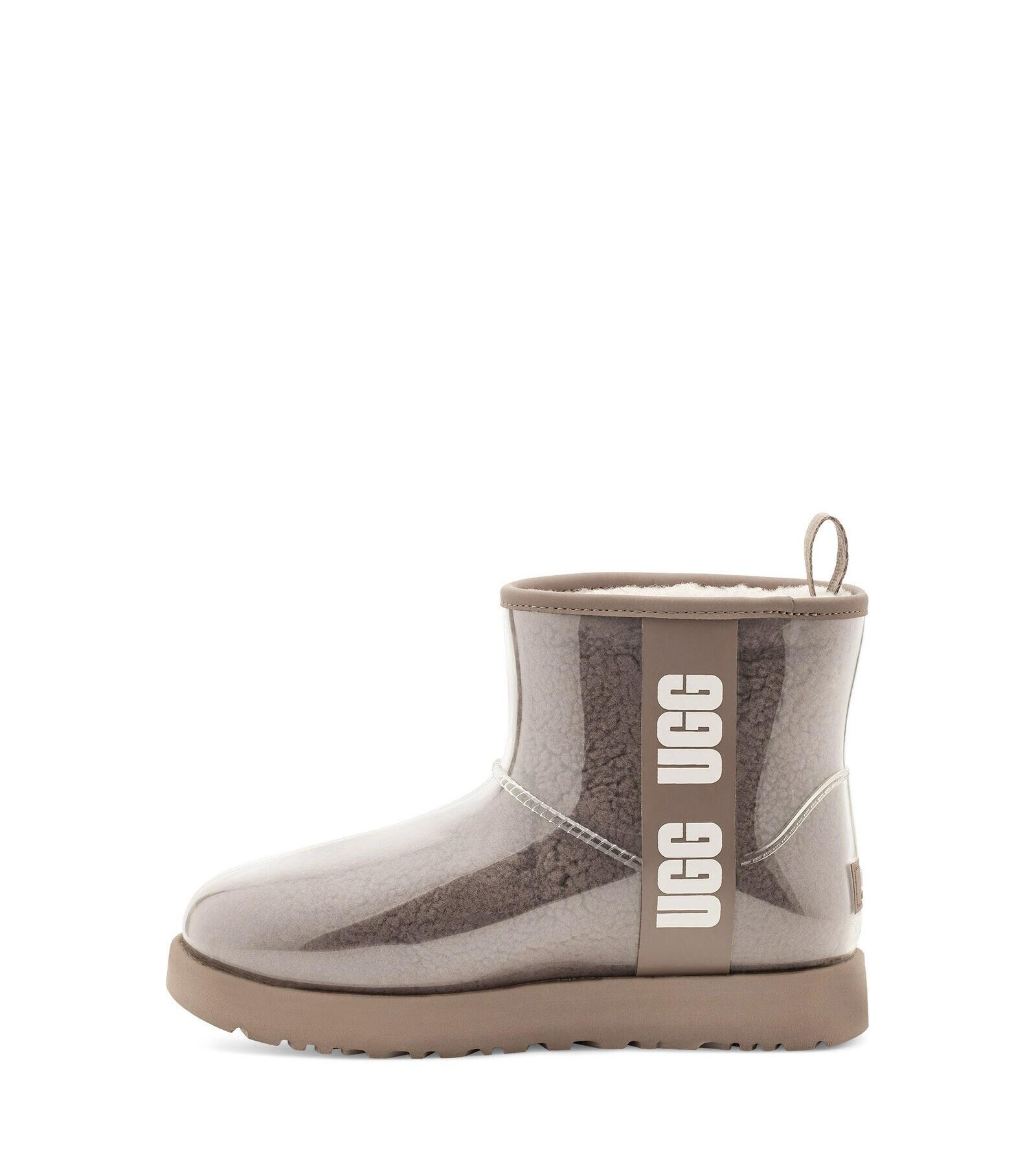 UGG Wool Classic Clear Mini in Natural / Chestnut (Brown) - Lyst