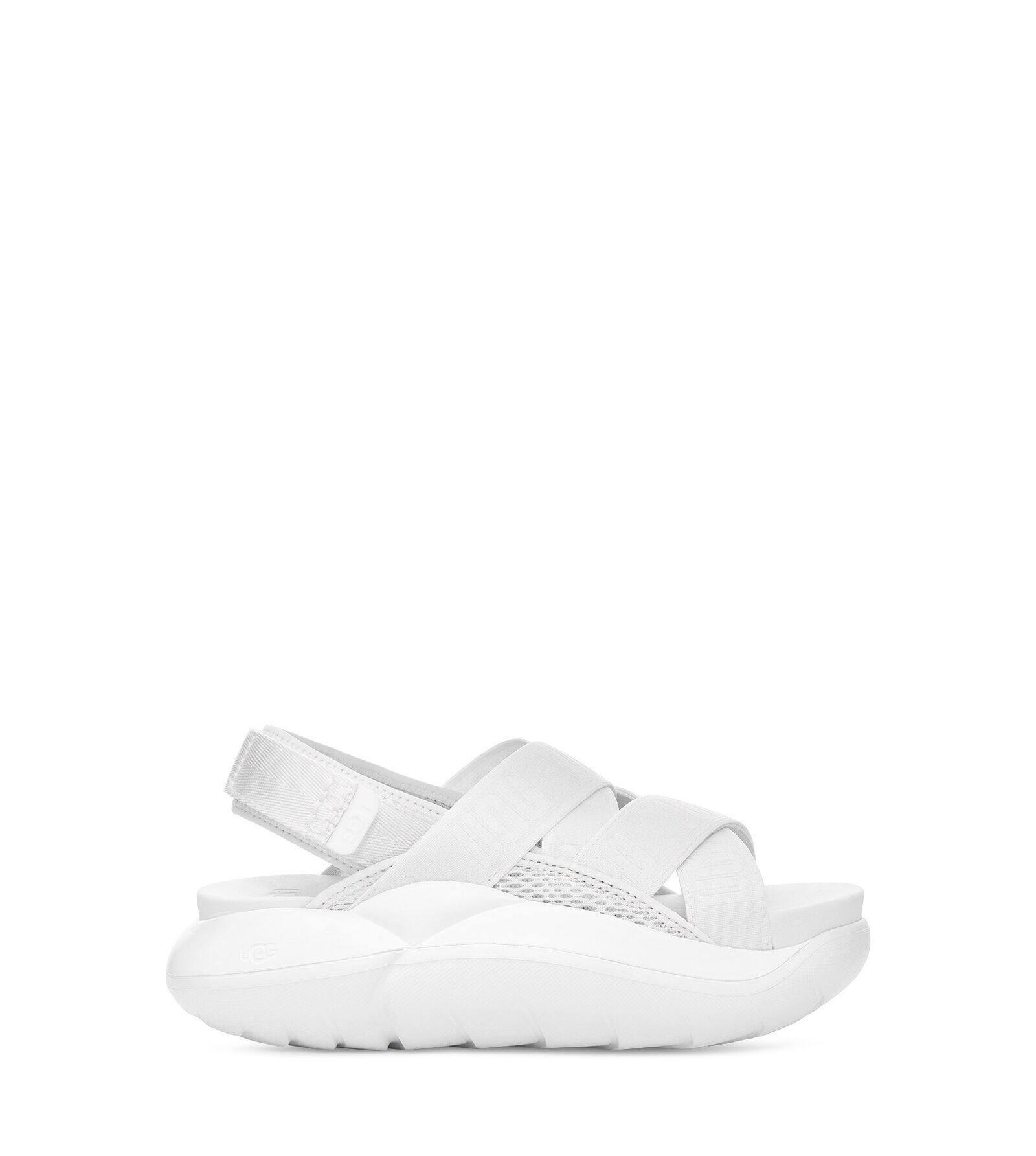 UGG La Cloud Sandal Tech-fabric in White | Lyst