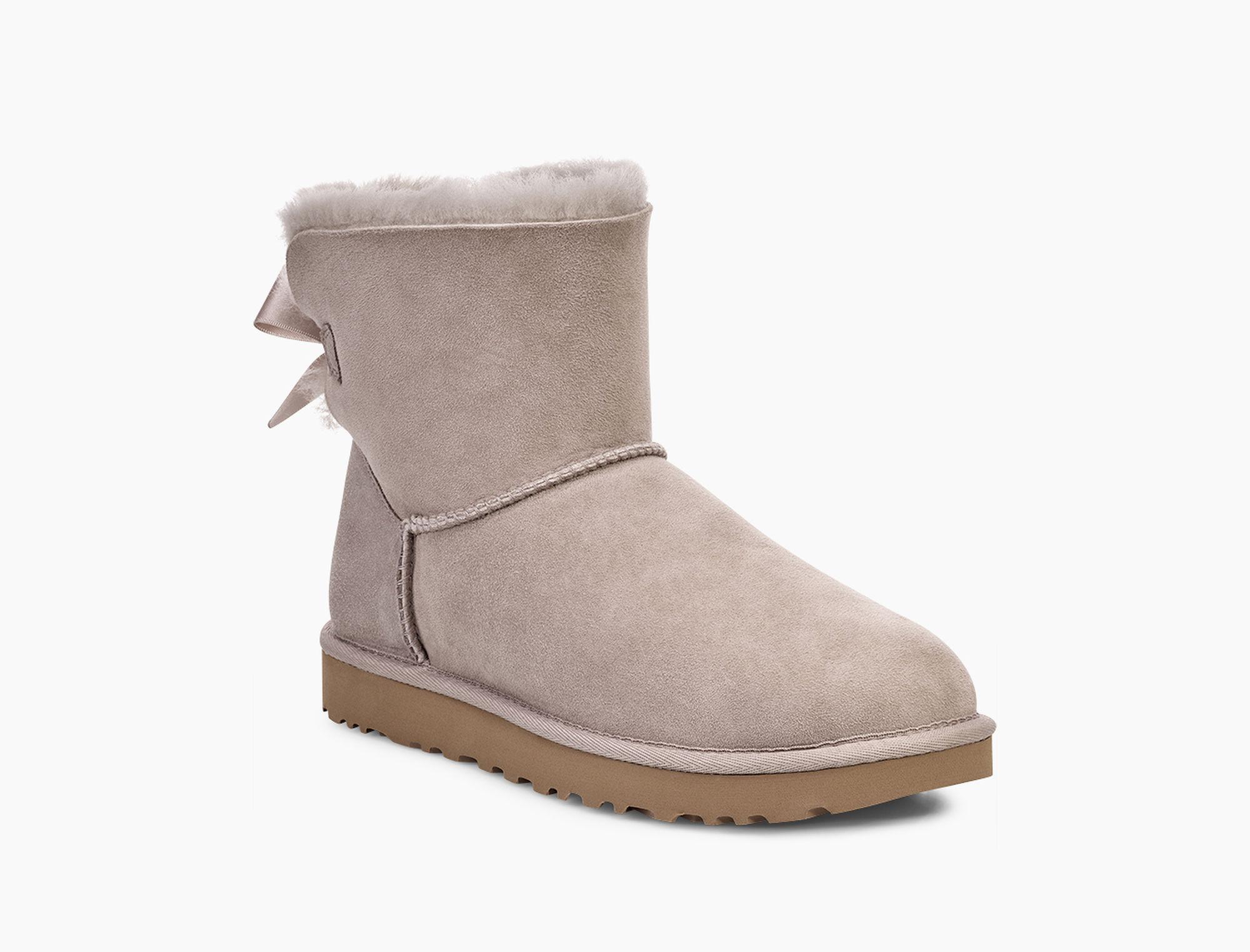 ugg mini bailey bow oyster