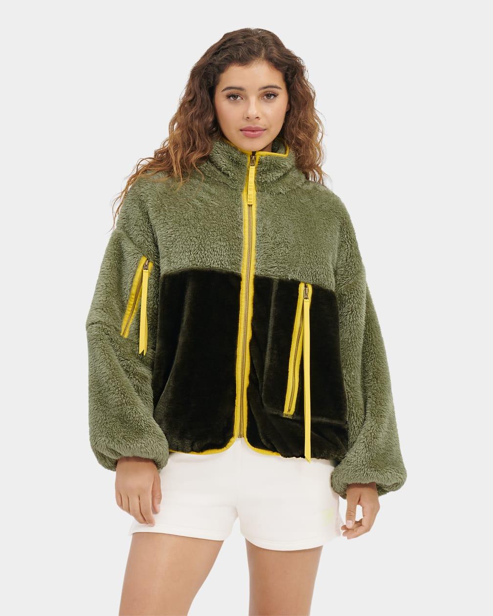 UGG Marlene Sherpa Jacket Ii in Green | Lyst