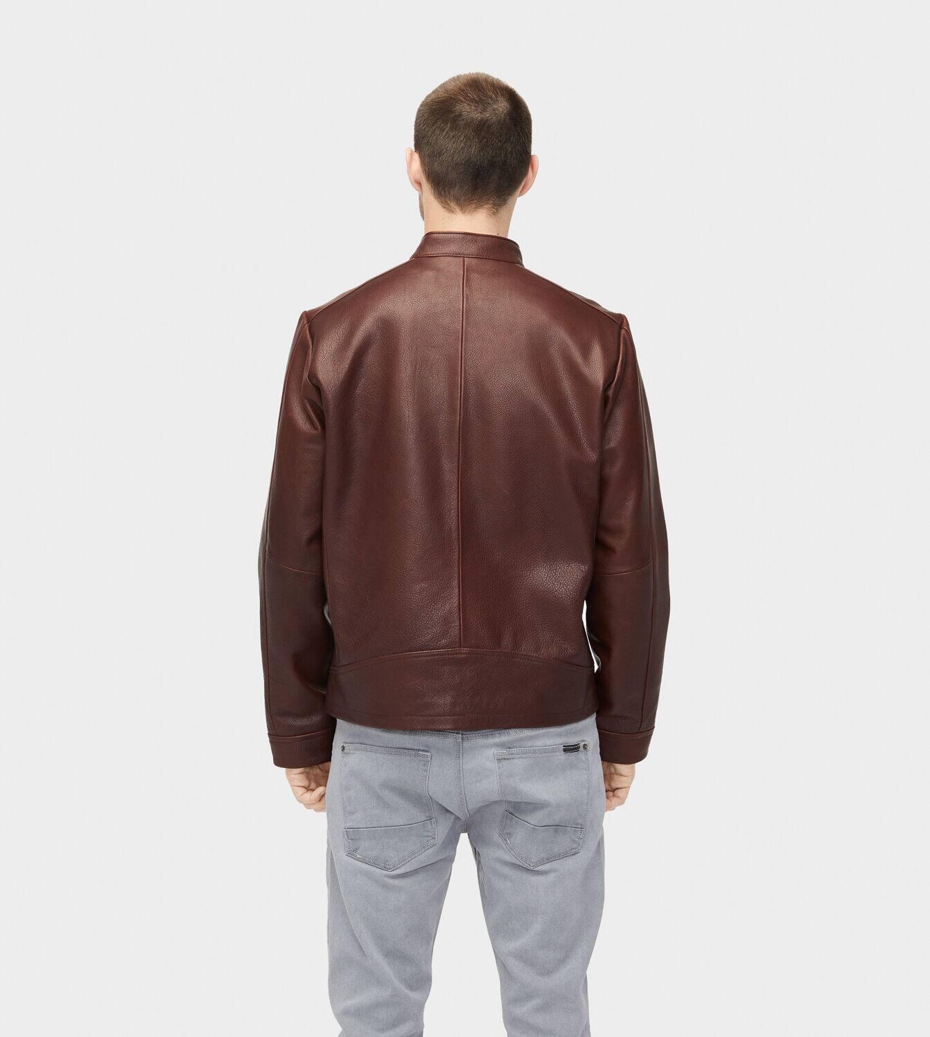 ugg leather jacket mens